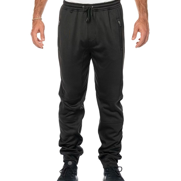 burnside Other - Burnside Tech Fleece Jogger Sweatpants Black with Camo accents LG NWT